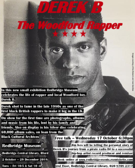 Derek B – The Woodford Rapper Exhibition