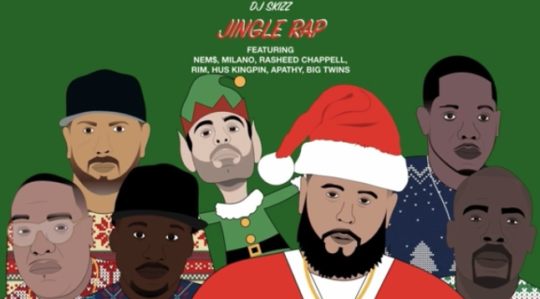 DJ Skizz ft. Nem$, Milano Constantine, Rasheed Chappell, Rim, Hus Kingpin, Apathy & Big Twins – Jingle Rap