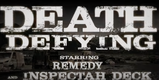 Video: Remedy ft. Inspectah Deck – Death Defying
