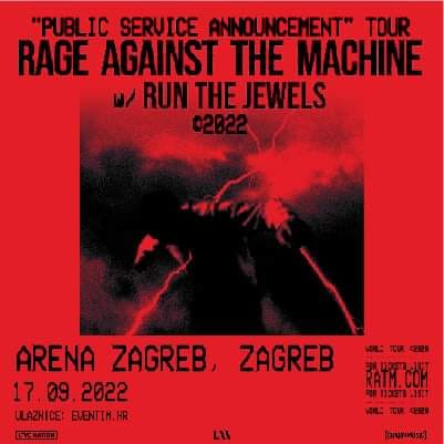 Rage Against The Machine & Run The Jewelz u Zagrebu
