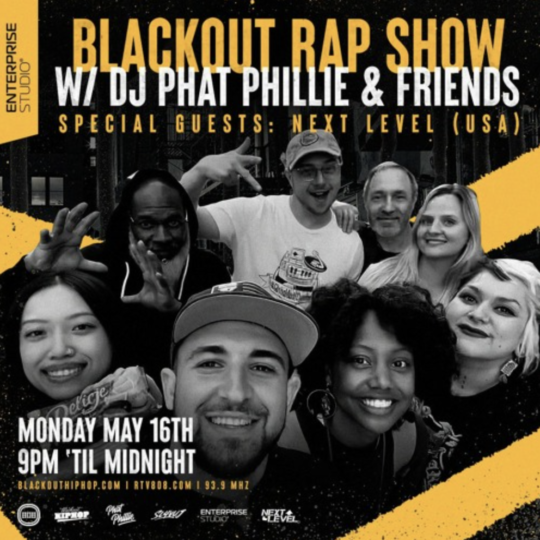 Blackout Rap Show – Radio 808 (May 16) w/ Next Level (USA)