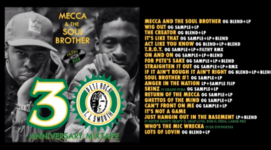 Pete Rock & C.L. Smooth – ‘Mecca and the Soul Brother’ 30th Anniversary Mix