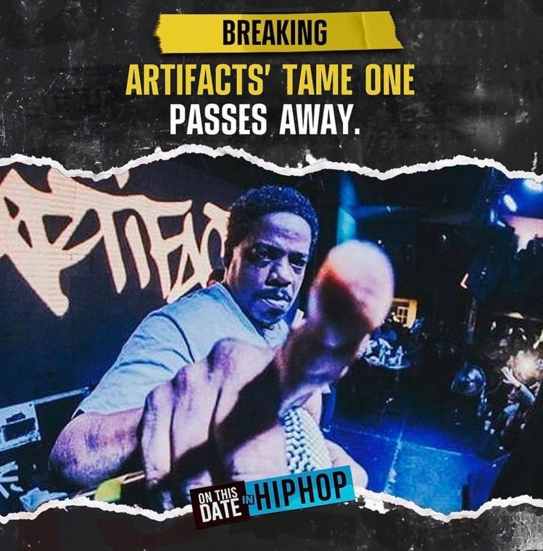 Tame One, A Founding Member Of The Artifacts Has Passed Away At The Age ...