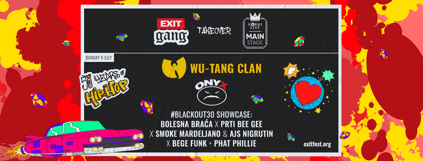 Onyx uz Wu-Tang predvode Exit Festival i Blackout30 Showcase!