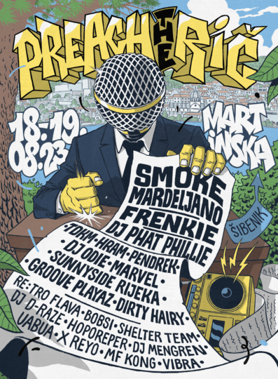 Preach The Rič - full line up