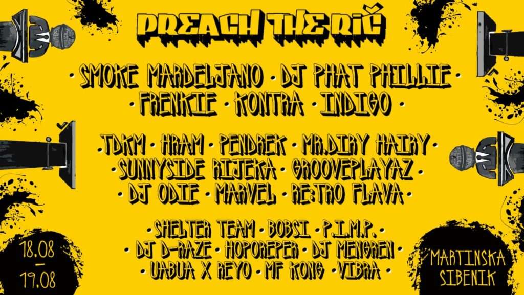 Preach The Rič - full line up 2
