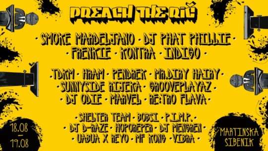 Preach The Rič - full line up 2
