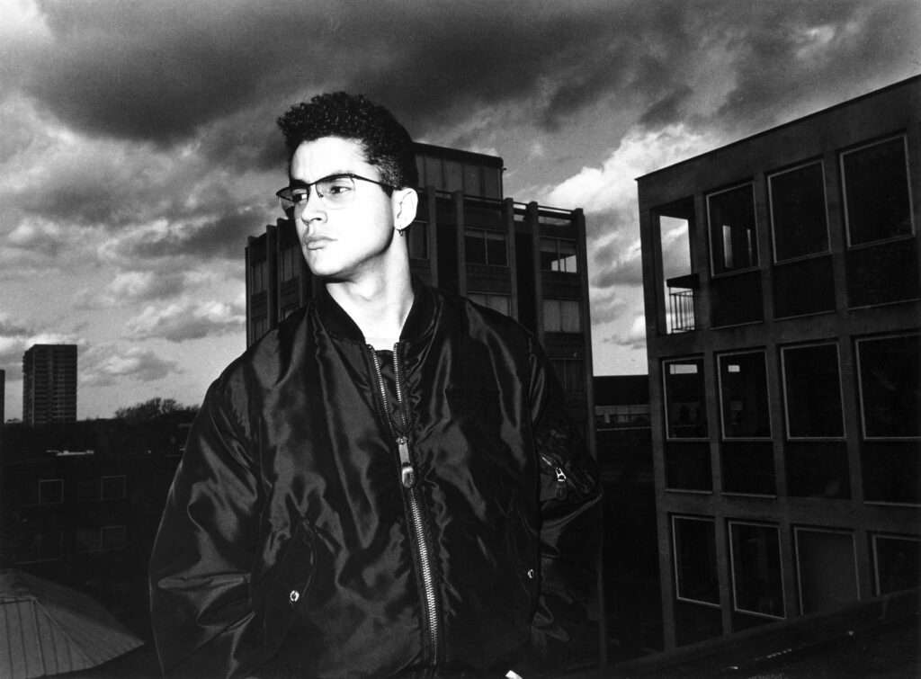 Hip Hop / Electro artist, Mantronix, Roof of EMI, 1990