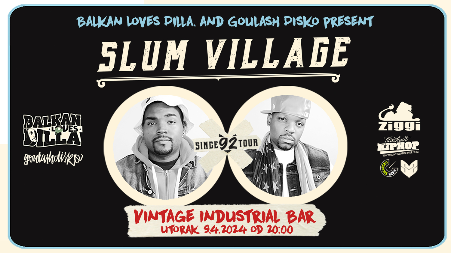 Hip-Hop ikone Slum Village iz Detroita dolaze u Zagreb