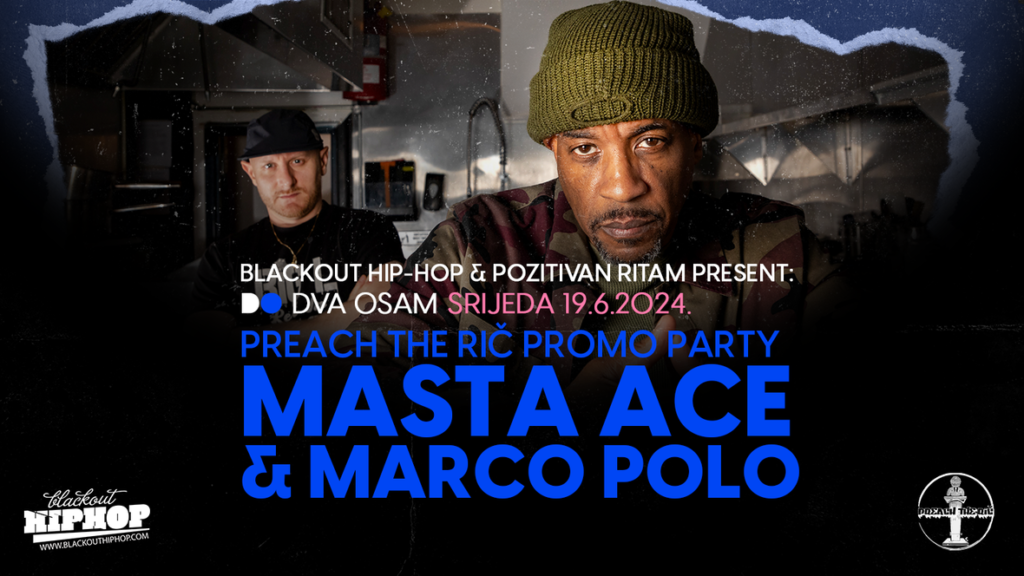 Masta Ace & Marco Polo Show Flyer