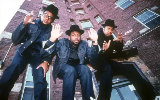 American hip hop band Run-DMC, circa 1985. (Photo by Michael Ochs Archives/Getty Images)