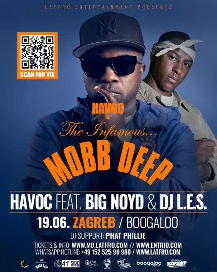 Mobb Deep (Havoc, Big Noyd, DJ.L.E.S.) Live in Zagreb