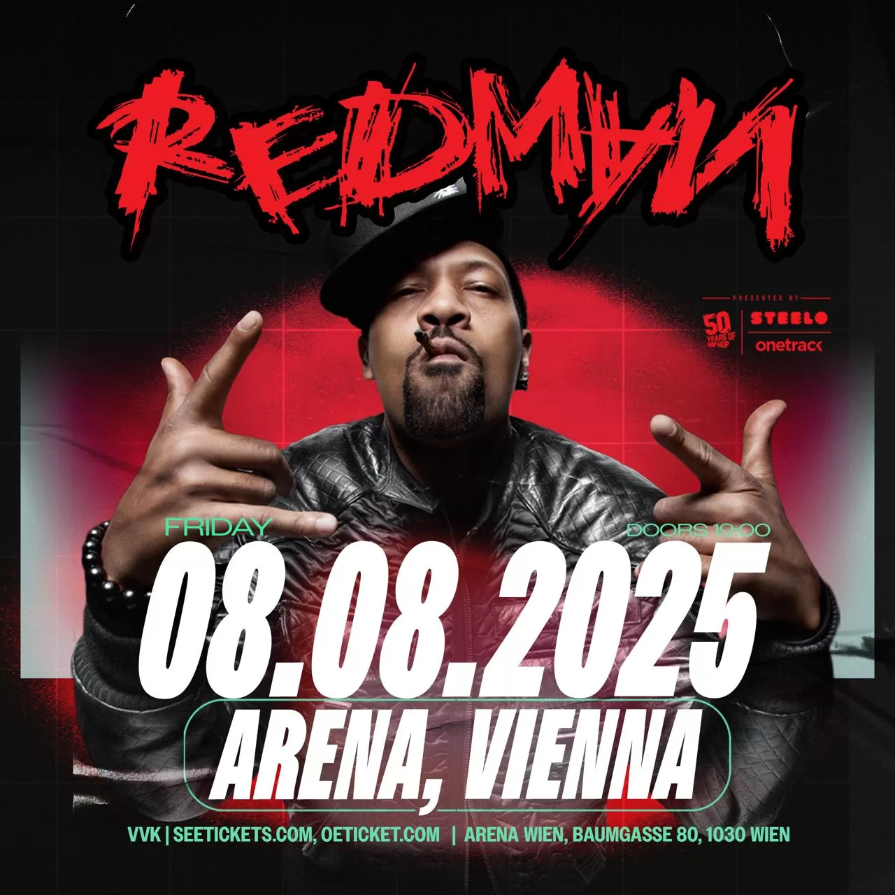 Redman Flyer Redman Vienna Flyer - Blackout Hip Hop