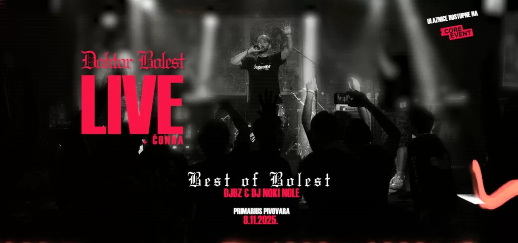 Doktor Bolest live - 08.11.2025.