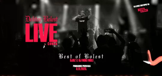 Doktor Bolest live - 08.11.2025.