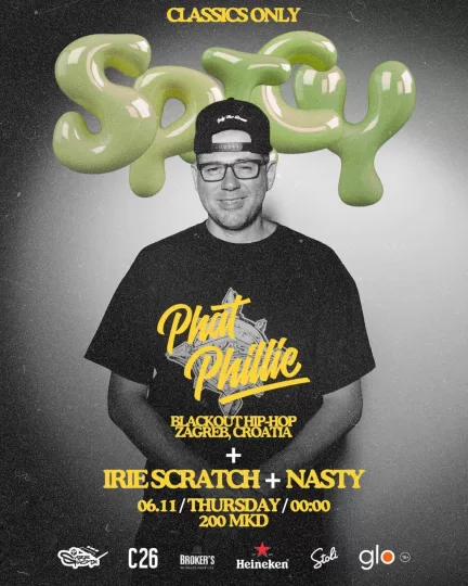 DJ Phat Phillie c26 flyer