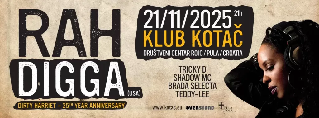 Rah Digga in Pula Flyer