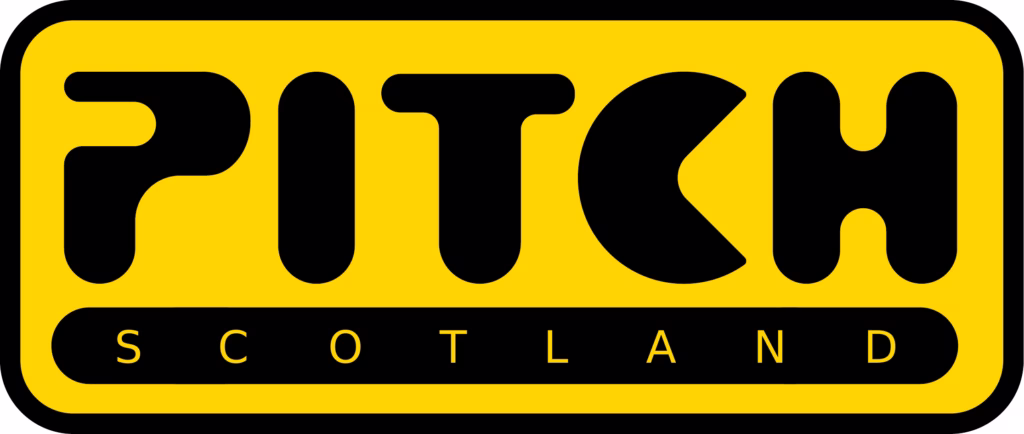 PITCH SCOTLAND Yellow and Black Logo